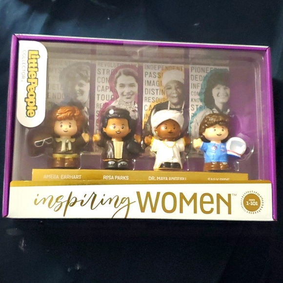 Fisher-Price Other - : 4pc LITTLE PEOPLE Inspiring Women Collectors Set New